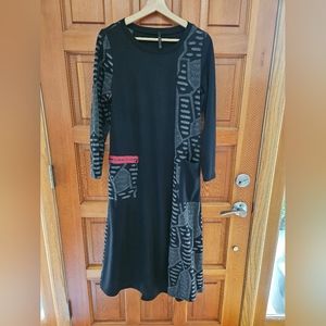 IC by Connie K Long Sleeve Dress, Size Small
